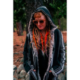 Charcoal Classic Coat - Kimono Dave