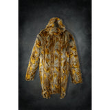 Golden Giraffe Yeti Zip - off Coat - Kimono Dave