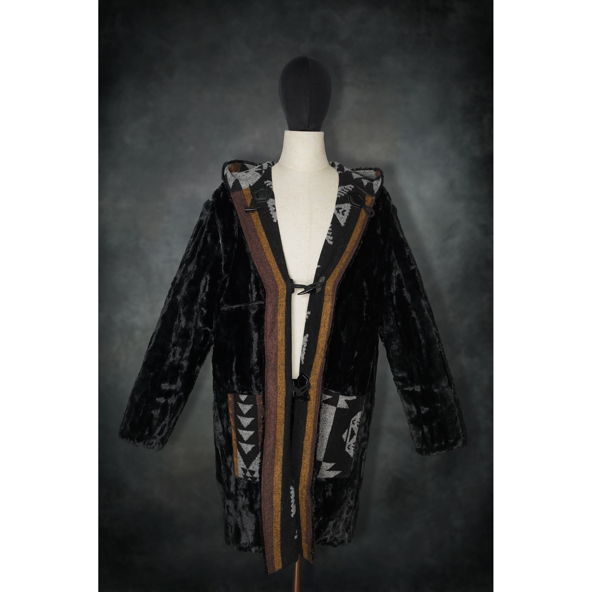 Black Bird Classic Coat - Kimono Dave