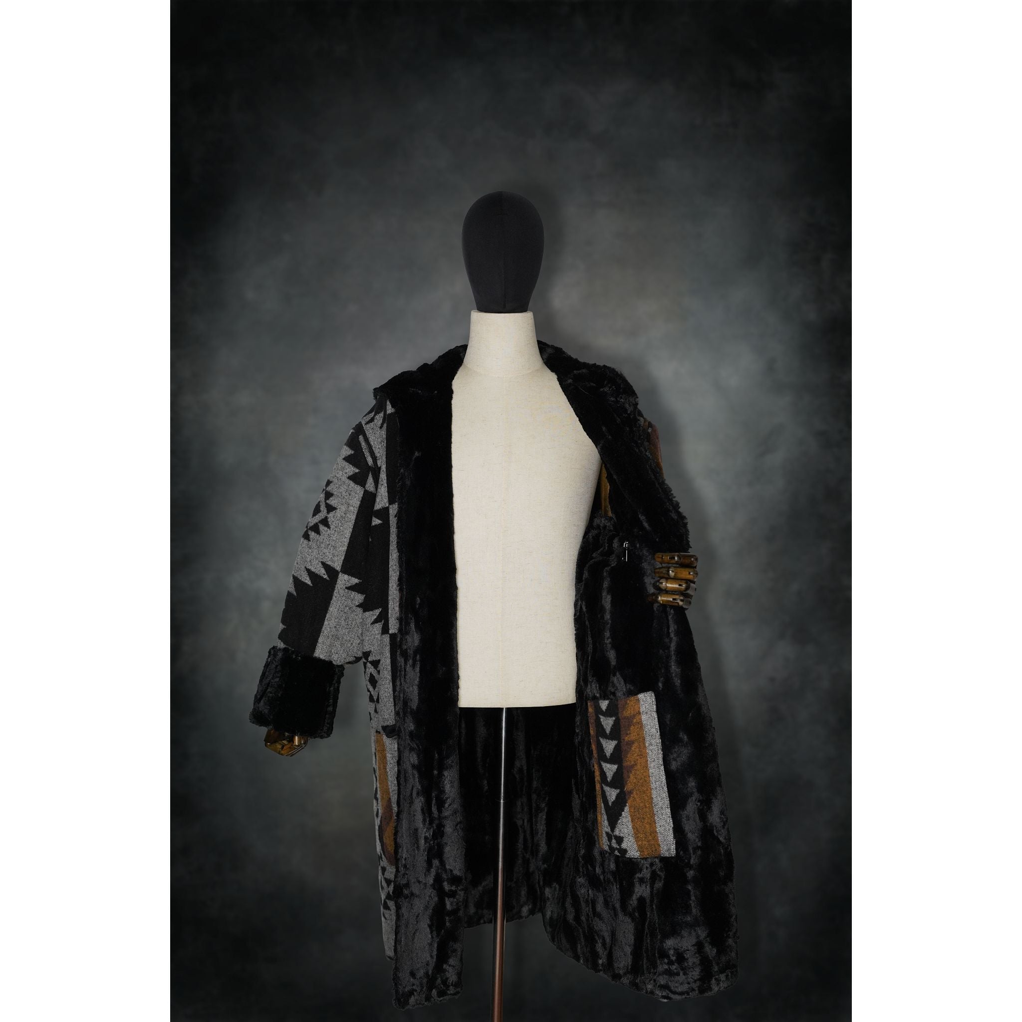 Black Bird Classic Coat - Kimono Dave