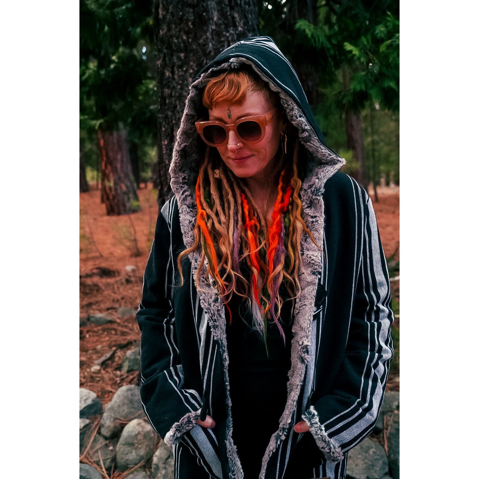 Charcoal Classic Coat - Kimono Dave