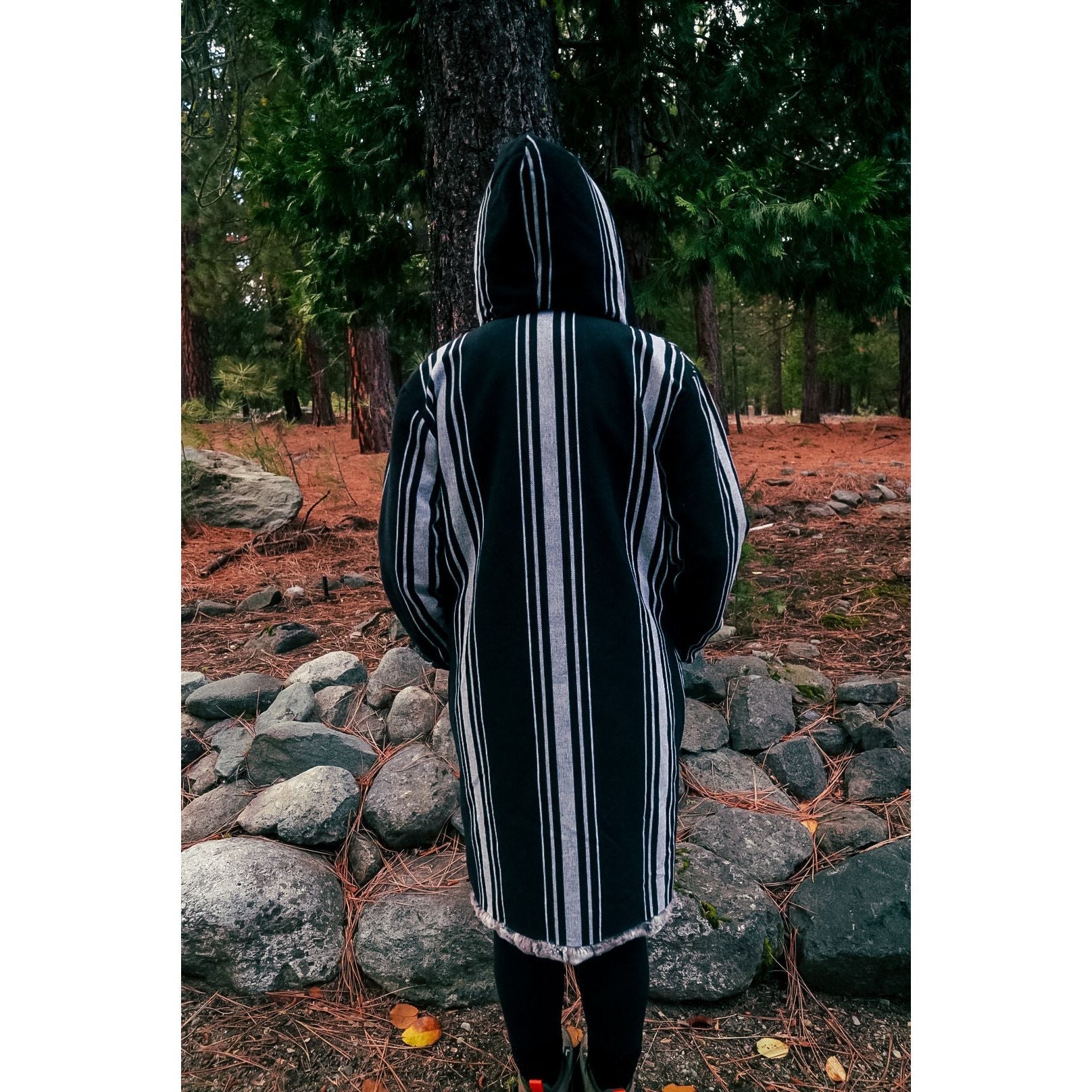 Charcoal Classic Coat - Kimono Dave
