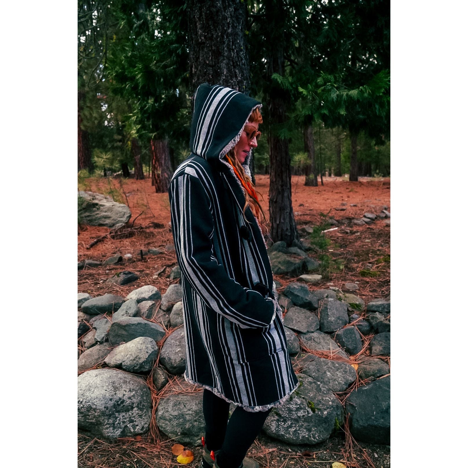 Charcoal Classic Coat - Kimono Dave