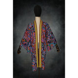 Electric Paisley Woven Kimono - Kimono Dave