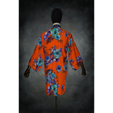 Mango Midnight Woven Kimono - Kimono Dave