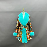 Melting Flowers Barelyawakekalee Collab lightweight jacquard Coat - Kimono Dave
