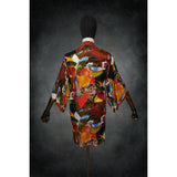 Painted Tiger Woven Kimono - Kimono Dave