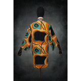 Psychedelic Swirl Woven Kimono - Kimono Dave