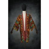 Savanna Serpent Stretch Knit Kimono - Kimono Dave