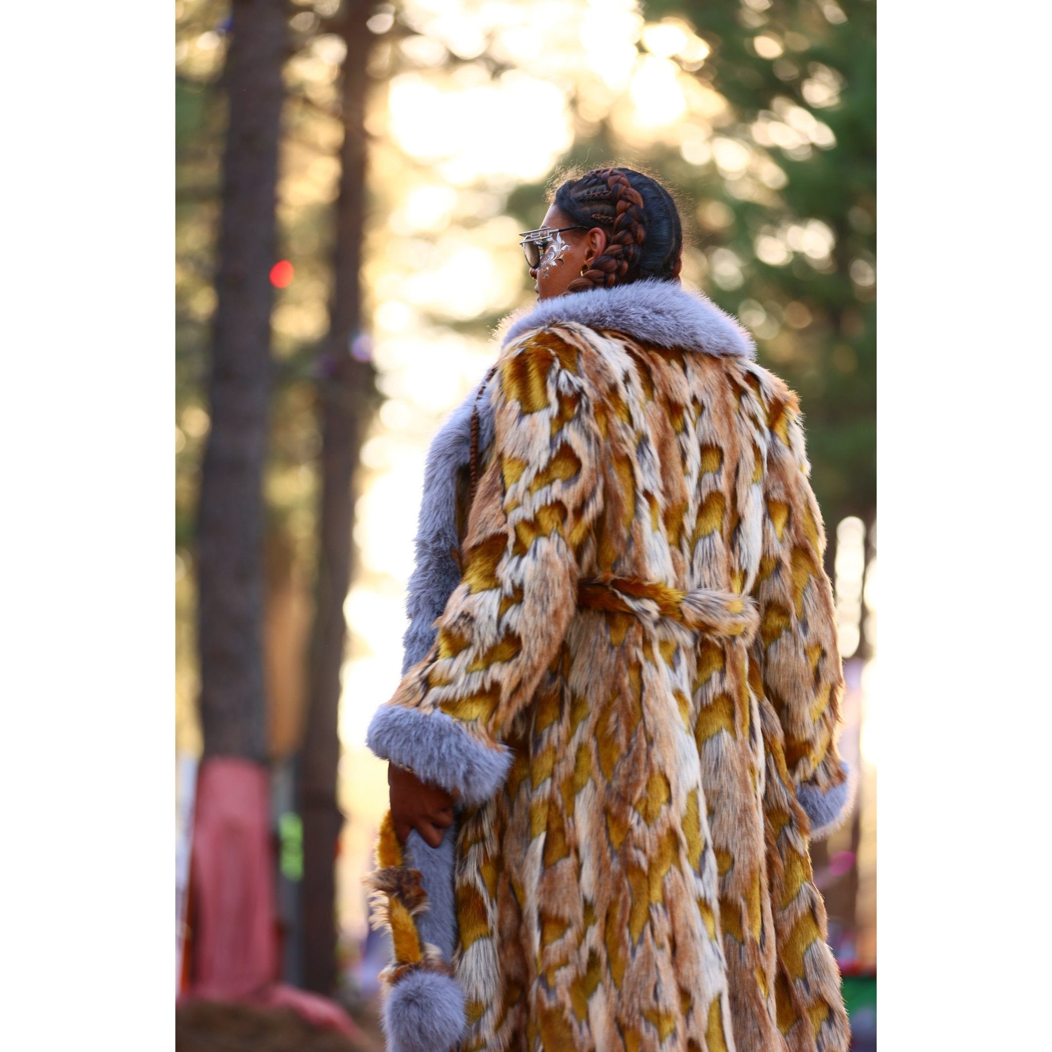The Dreamer Coat - Golden Giraffe - Kimono Dave