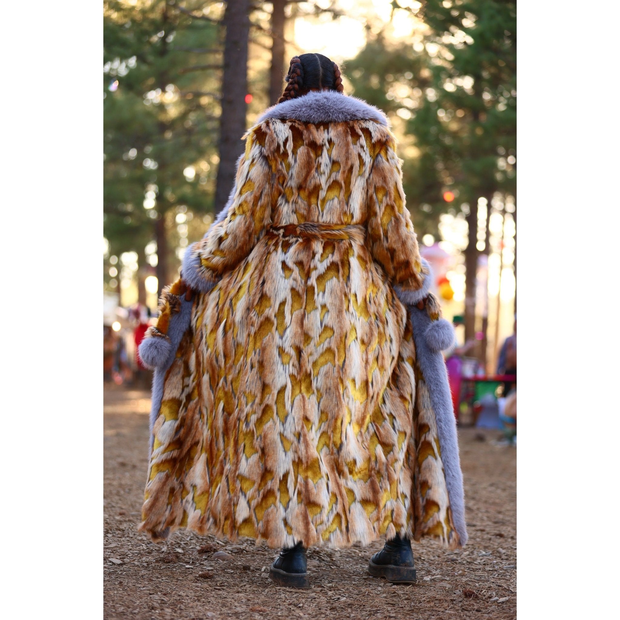 The Dreamer Coat - Golden Giraffe - Kimono Dave