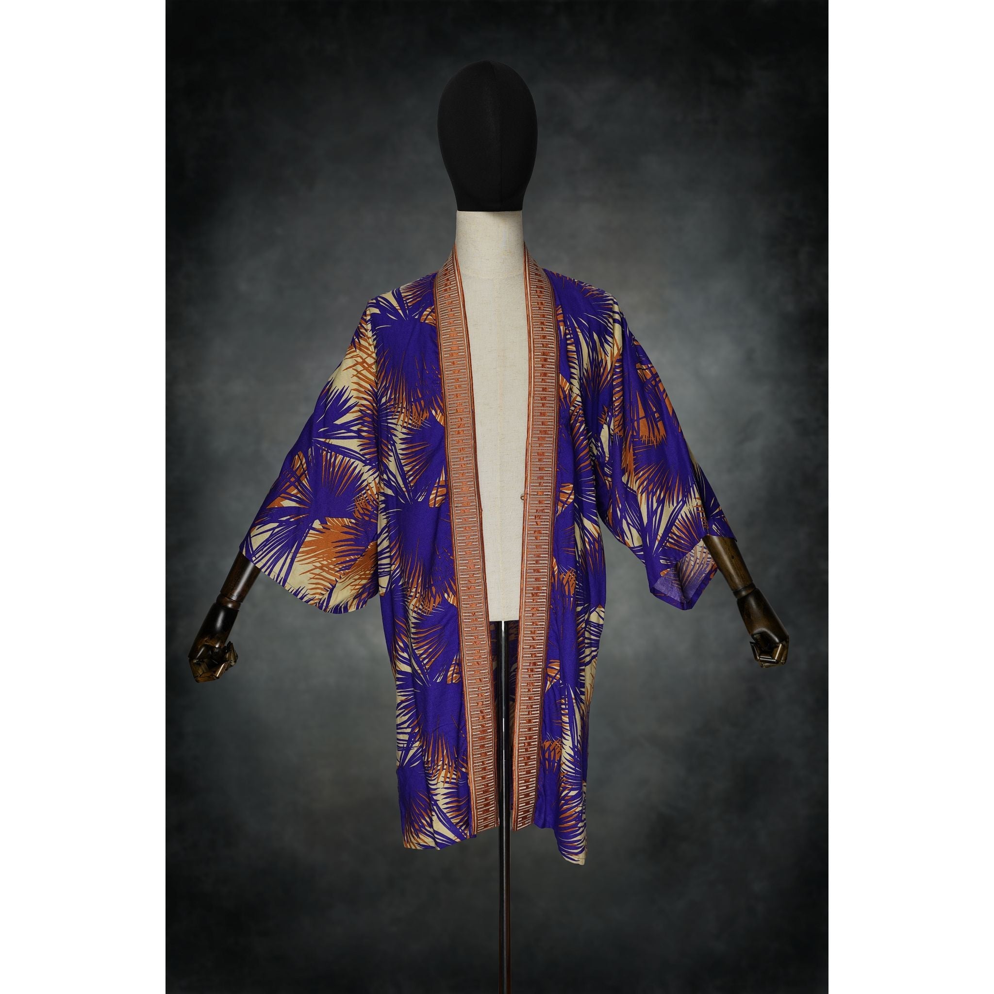 Tropical Dusk Stretch Knit Kimono - Kimono Dave