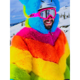 Mid Length Zip-Off Rainbow Coat (Version 2.0)