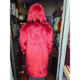 Crimson Yeti Coat - Kimono Dave