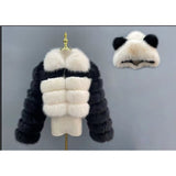 Cropped Zip-off Panda Coat (Version 2.0) - Kimono Dave