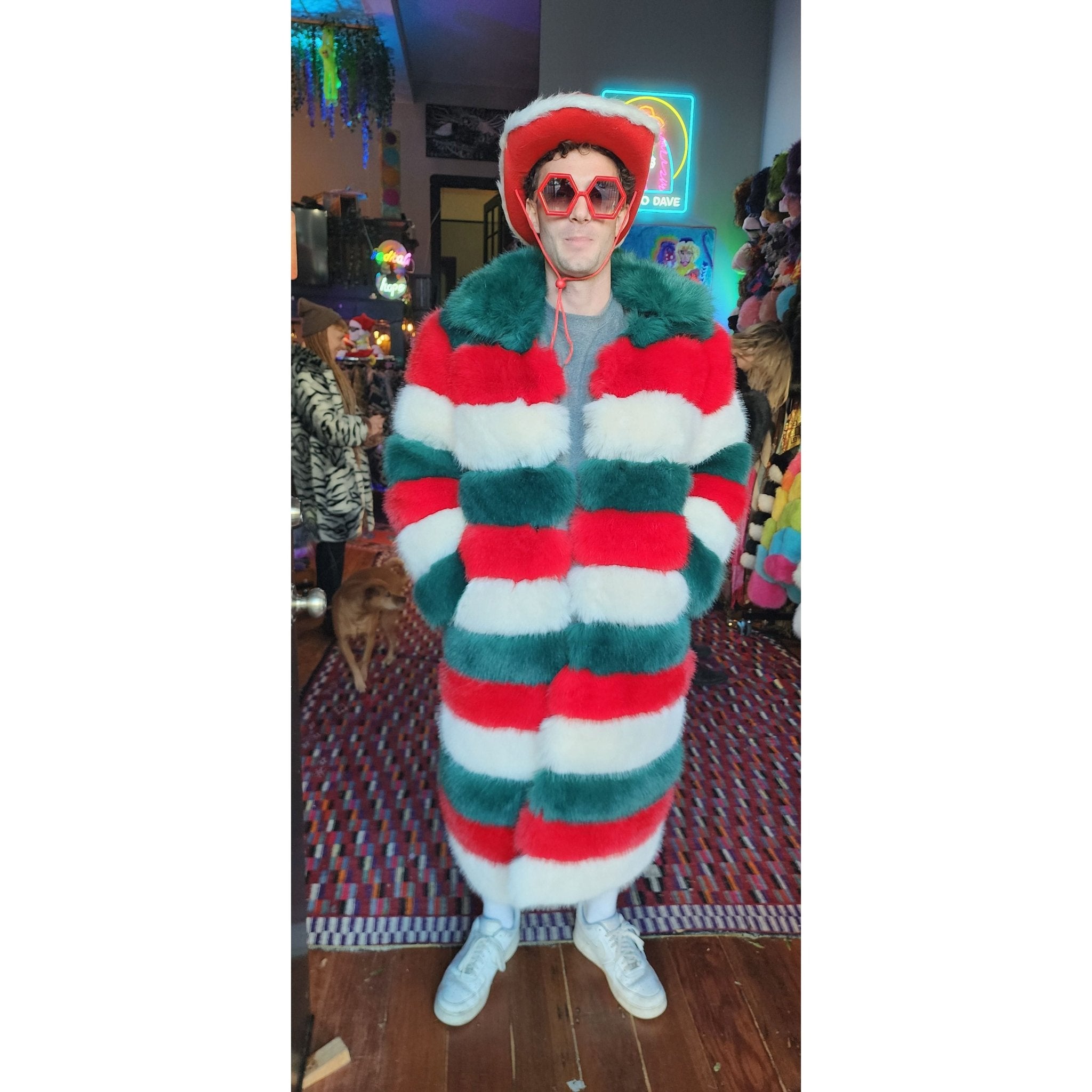 Holiday Zip-off Coat - Kimono Dave