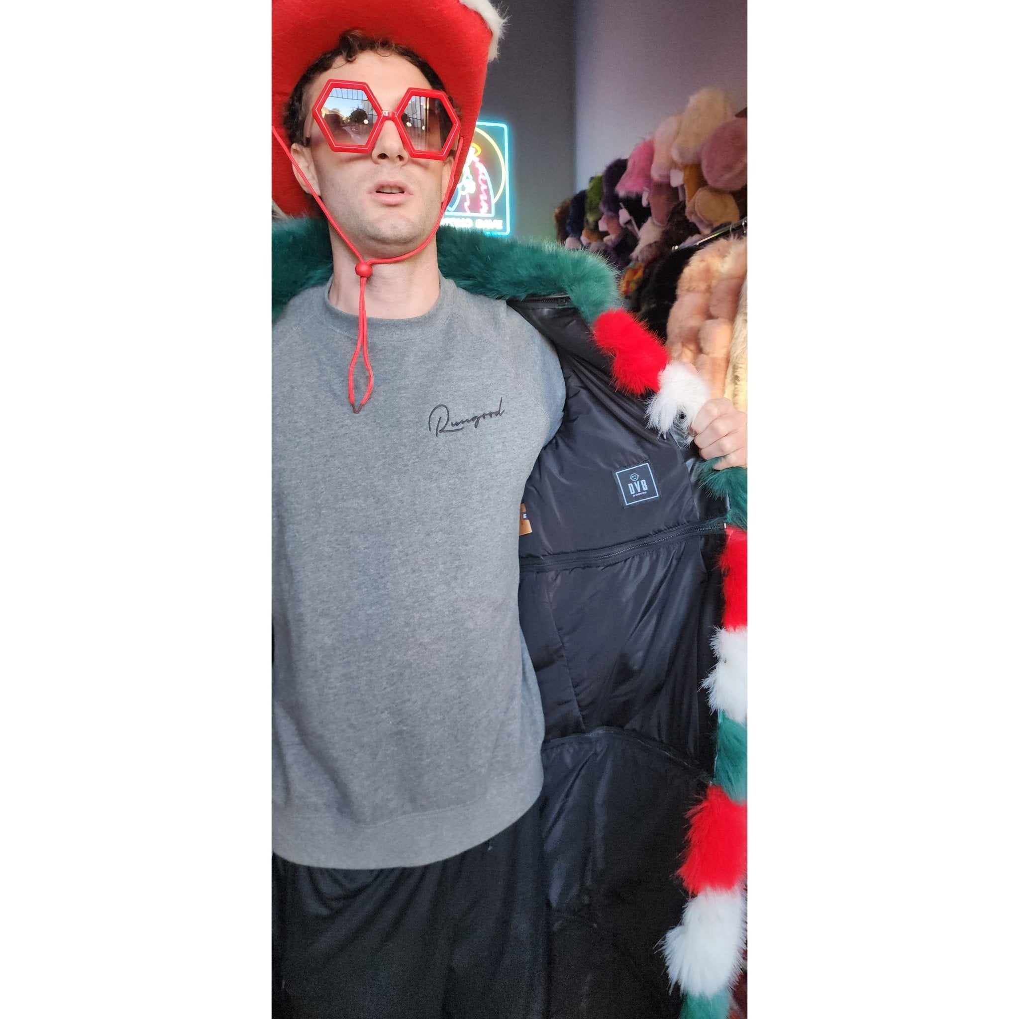 Holiday Zip-off Coat - Kimono Dave