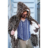 Man Bear Cow Yeti Coat - Kimono Dave