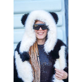 Mid Length Zip-Off Panda Coat (Version 2.0) - Kimono Dave