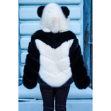 Mid Length Zip-Off Panda Coat (Version 2.0) - Kimono Dave