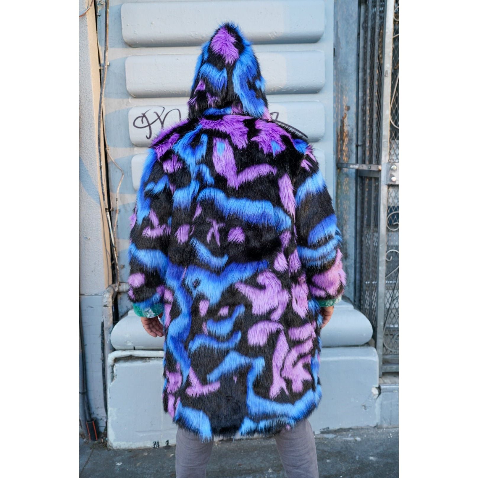 Midnight Mist Yeti Coat - Kimono Dave
